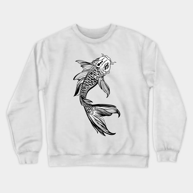 Koi Fish 1 Crewneck Sweatshirt by valentinahramov